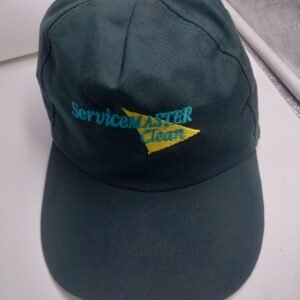 Custom Embroidered Dark Green Cap (ServiceMaster Clean Style)