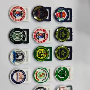 Custom Printed Button Clips (Multi-Design Collection)