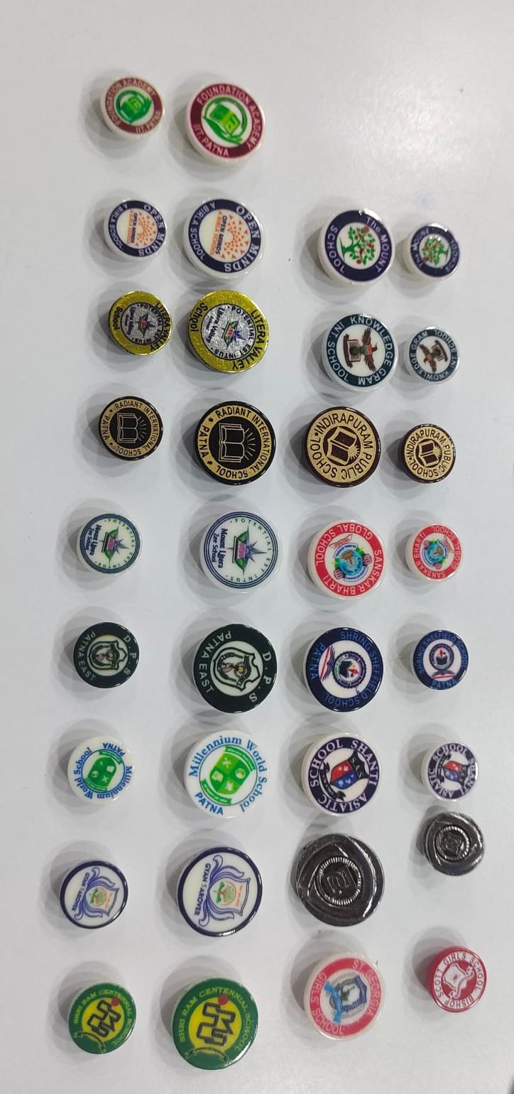 Custom Printed Uniform Buttons (School & Institutional Use)