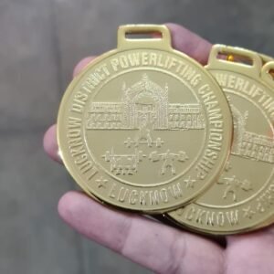Custom Embossed Gold Medal – Event & Championship Award Medal