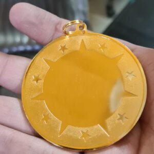 Gold Star Design Medal – Custom Award Medal