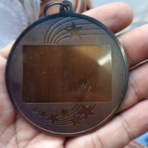 Antique Bronze Award Medal – Star Frame Design