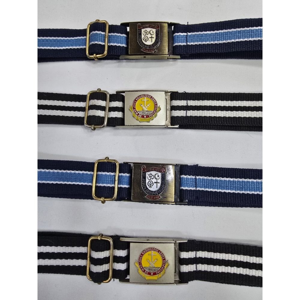 Spring Buckle Belt with Cotton Tape