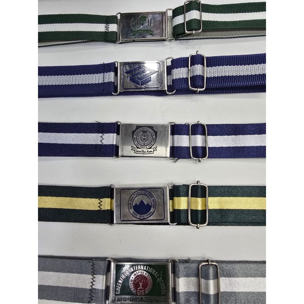 Steel etching buckle belt